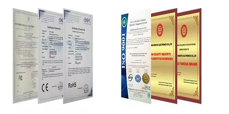 Certificates