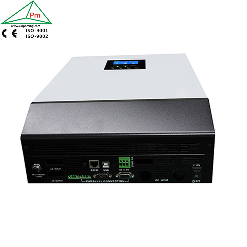 Anti-Dust Single Phase Home Solar DC to AC Conversion String Inverter 1250W 24V with Rss232 USB Lead Acid AGM Battery