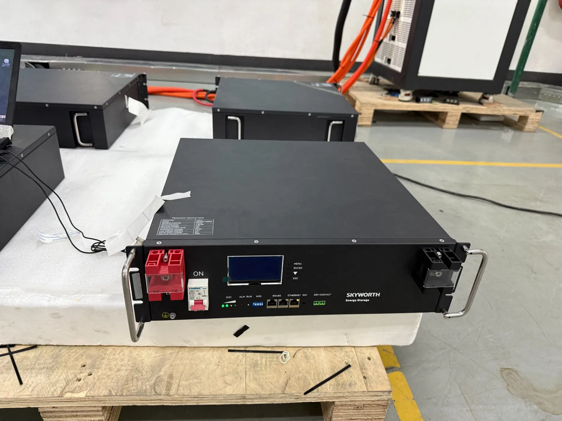 Energy Storage System Wall-Mounted Ess 51.2V 100ah, R648A/Can Communication, Un38.3 Compliant