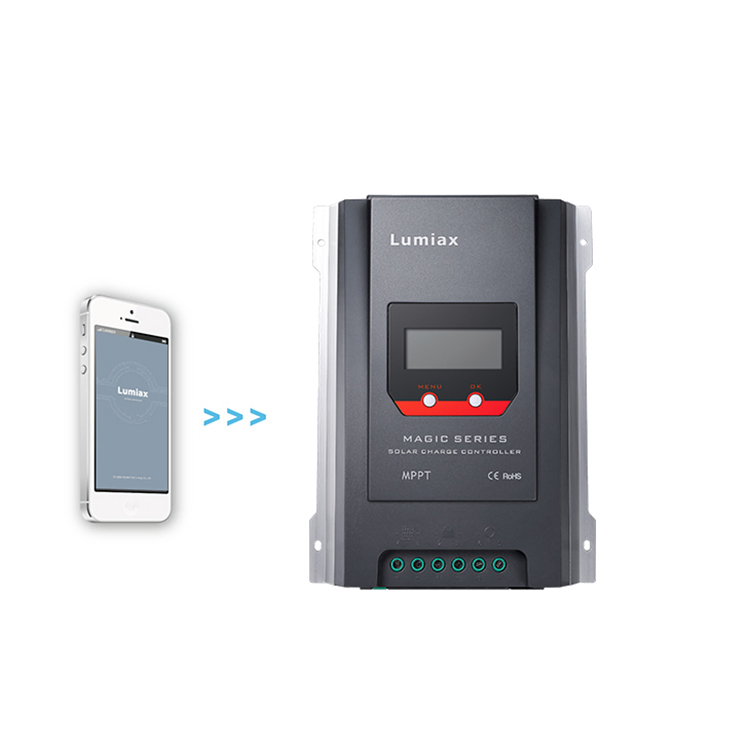 30A 12V 24V Waterproof PWM MPPT Solar Charge Controller with Aluminium Outer