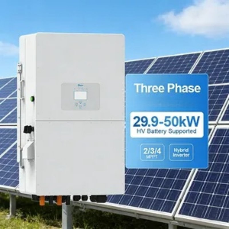 High Efficiency Deye Inverter 30kw-50kw Three Phase Hybrid Solar Power Inverter