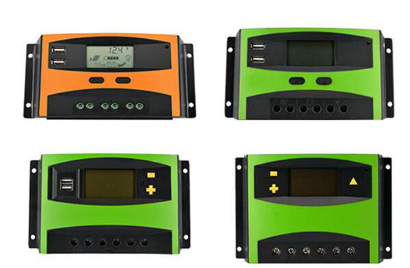 10-60A 12V/24V Auto 48V USB PWM/MPPT Solar Charger Controller with LCD Screen