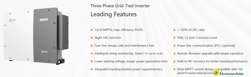 Solis String Inverter System Details