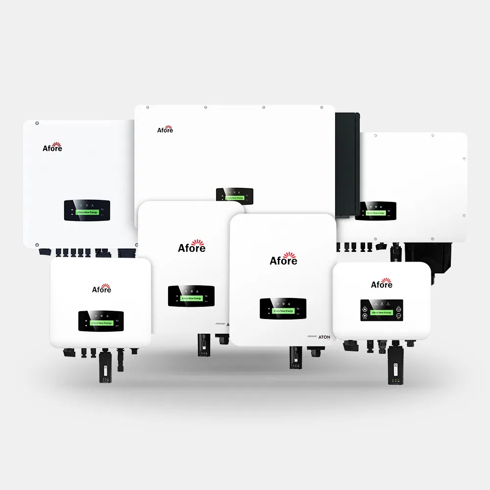 Afore Three Phase Solar On Grid Solar Inverter 80Kw 100Kw 100000 Watt 110Kw 3 Phase Pure Sine Wave String Inverter