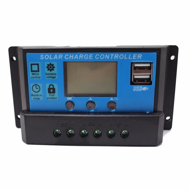 100A 10A PWM Hybrid Solar MPPT Charge Controller