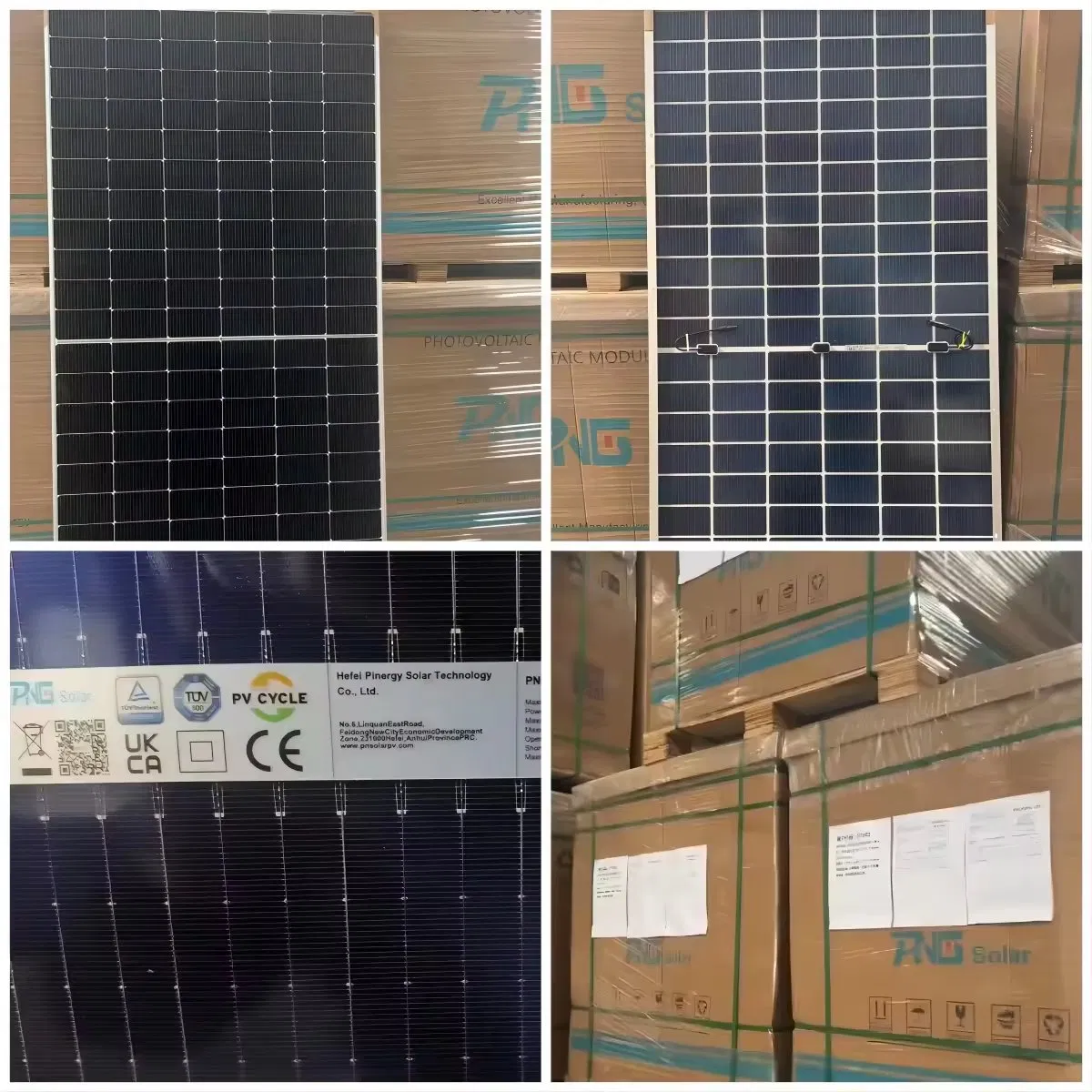 PNG Mono Professional Factory 400W 405W 410W 415W 420W Half Cut PV Module A Grade Monocrystalline Solar Panels
