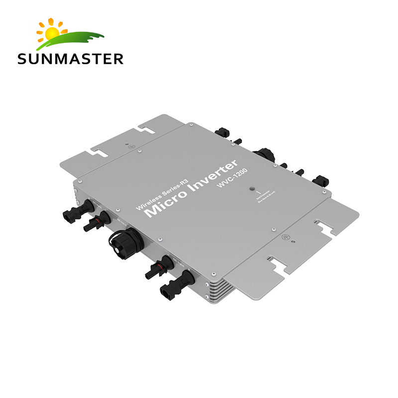 700W Micro Inverter Solar Grid Tie Microinverter IP65 WiFi Control Self Cooling 120/230V Automatic Identification Power Inverter