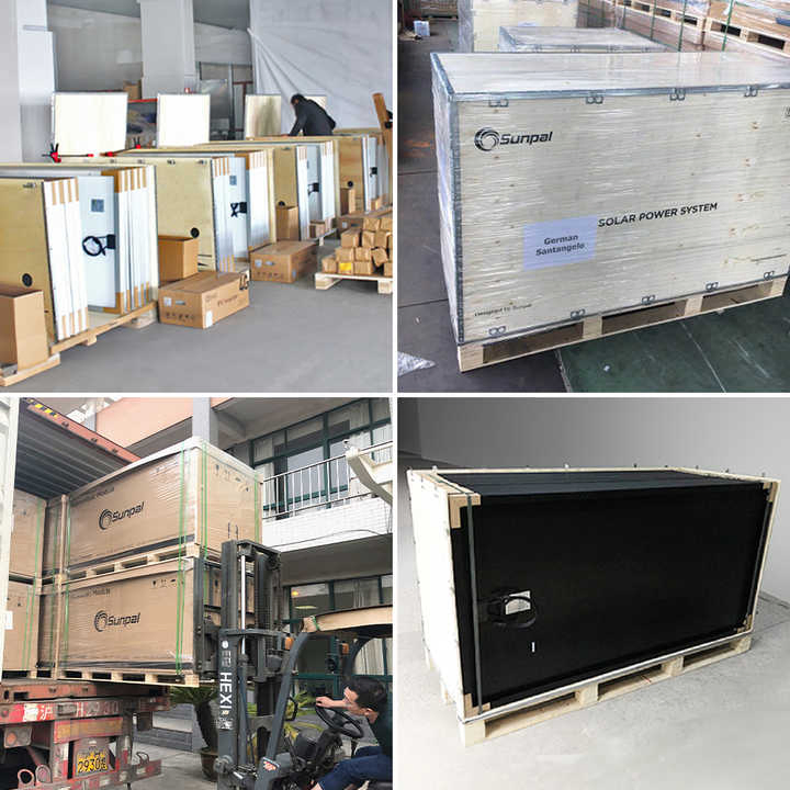 Sunpal All In One Pv Solar System 15Kw 20Kw Full Solar Power System Home Kit