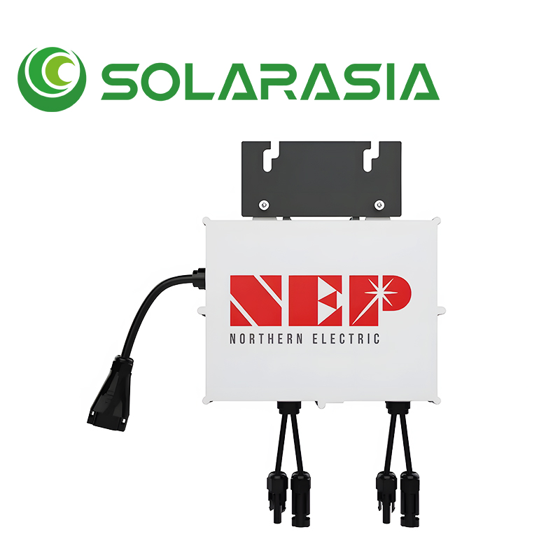 Low Price High Quality Nep Micro Inverter with WiFi/PLC Single/Three Phase MPPT on Grid Solar Panel 300/500/600/800W