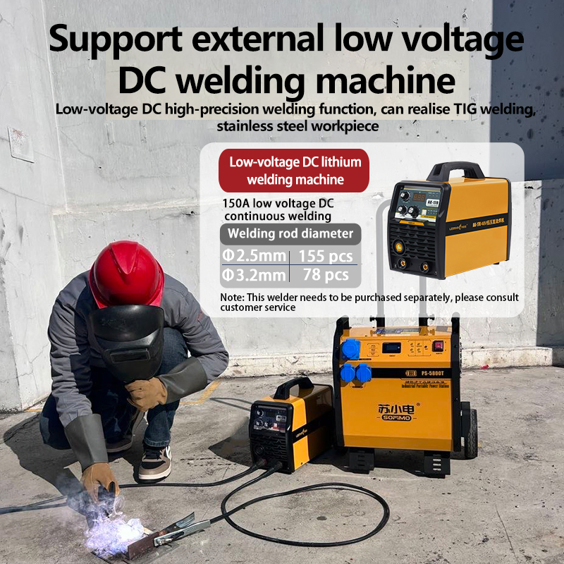 Sofimo Portable Industrial Power Station 5000W Solar Generator Battery Power Bank Power Station Portable Power Supply Rechargeable Mobile LFP Power Outdoor