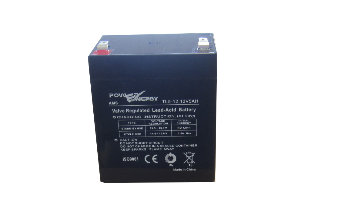 12V 5.0ah VRLA Battery Sealed Lead Acid Battery Maintenance Free Battery Motorcycle Battery Car Battery UPS Battery Solar Battery AGM Battery Gel Battery
