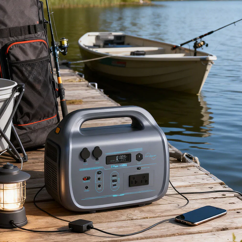 Outdoor Camping and Home Use LiFePO4 Batteries Solar Battery Power Bank Energy Storage Solar Generator1000W Portable Power Station