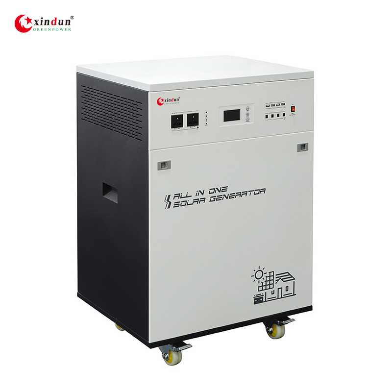 3000W Home Use Portable All in One Energy Storage 5kwh Solar Power Generator Mobile PV off Grid Hybrid Lithium Battery Backup Solar Power Kits