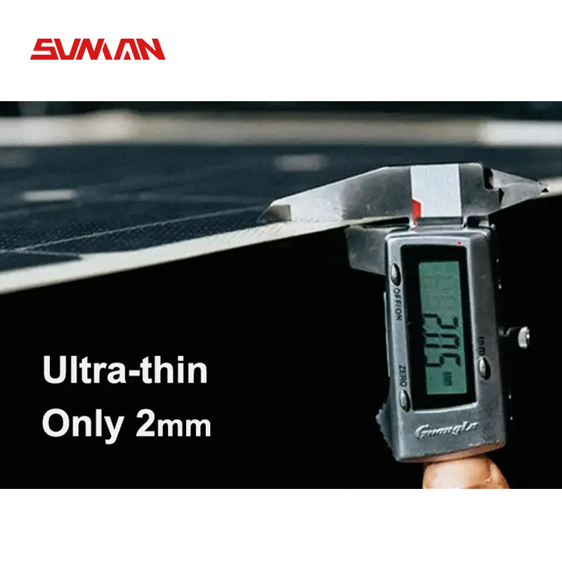 Flexible Waterproof Solar Panels Sunman 400W 430W 520W 550W Mono crystal IP68 Frameless Silicon Flexible Panel for Rib Boats