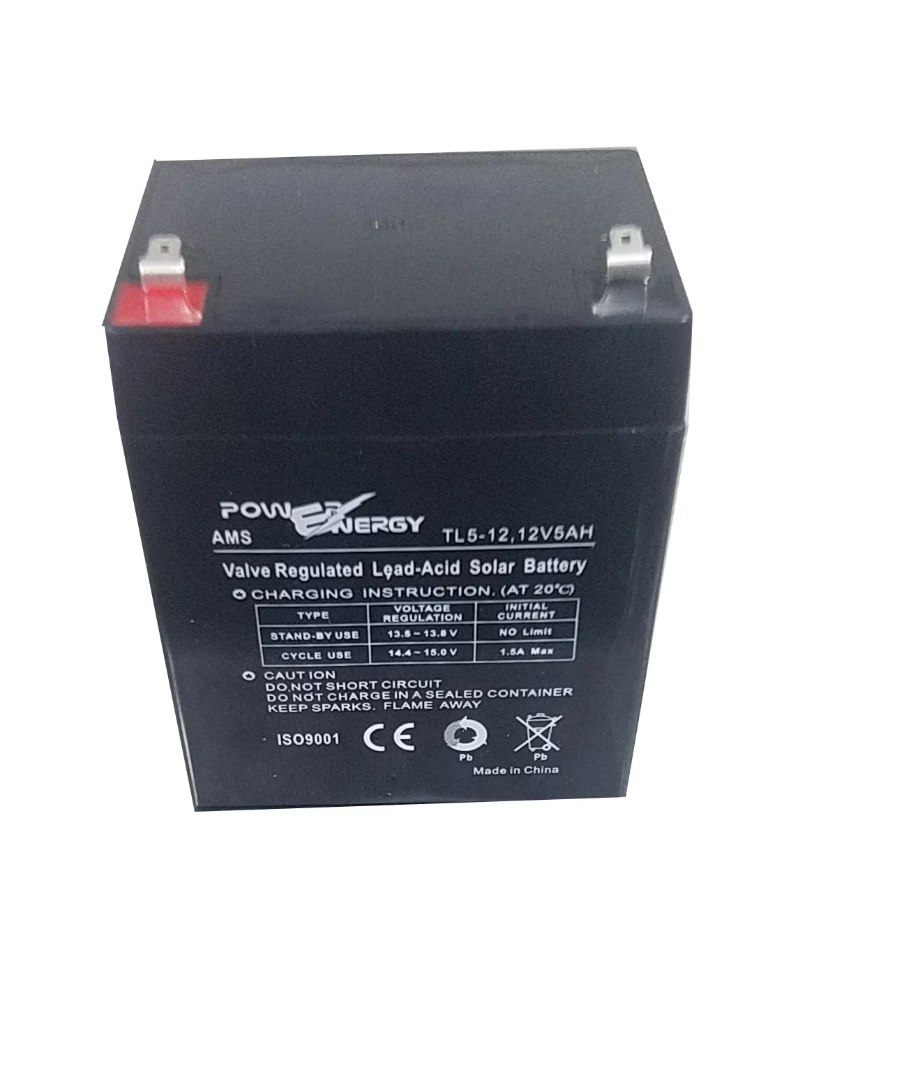 12V 5.0ah VRLA Battery Sealed Lead Acid Battery Maintenance Free Battery Motorcycle Battery Car Battery UPS Battery Solar Battery AGM Battery Gel Battery