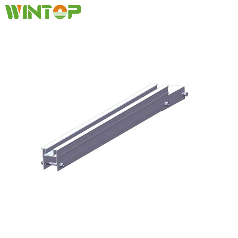 Ballasted Inclined Roof on-Grid Solar Panel Bracket System