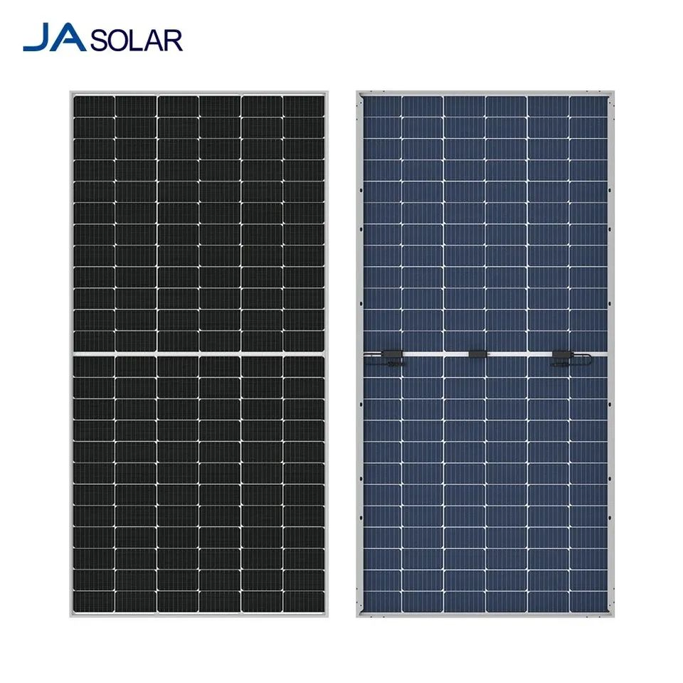 Ja 560W 580W 605W Half Cell Wholesale Poly PV Fold Flexible Black Monocrystalline Polycrystalline Photovoltaic Module Mono Solar Energy Sun Power Panel