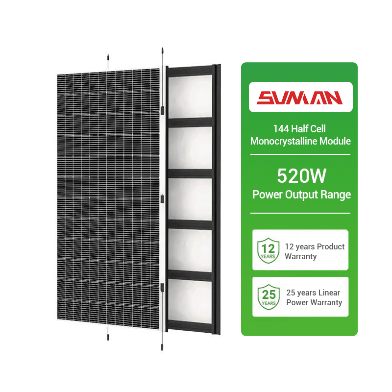 Flexible Solar Panel Solar Power 520W Flexible Solar Panel Monocrystalline Module Price for Home Solar Energy System Lightweight PV Module