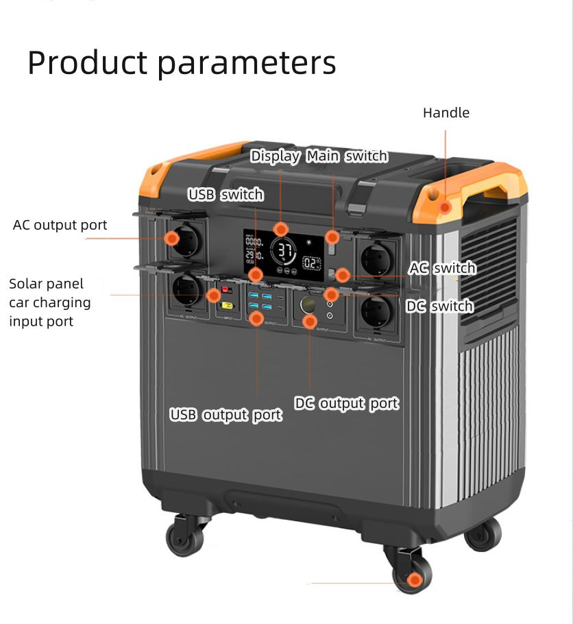3000W 110V 230V Outdoor Camping Solar Generator Battery Portable Power Stations