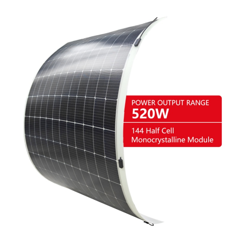 Wholesale Flexible Solar Panel 520W CIGS Flexible Solar Panels Thin Film PV Module Adhesive Blanket Flexible 500watt 520watt for Car Boat