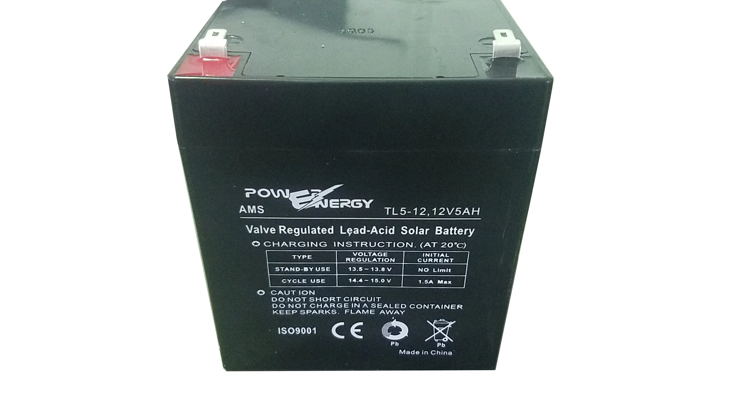 12V 5.0ah VRLA Battery Sealed Lead Acid Battery Maintenance Free Battery Motorcycle Battery Car Battery UPS Battery Solar Battery AGM Battery Gel Battery