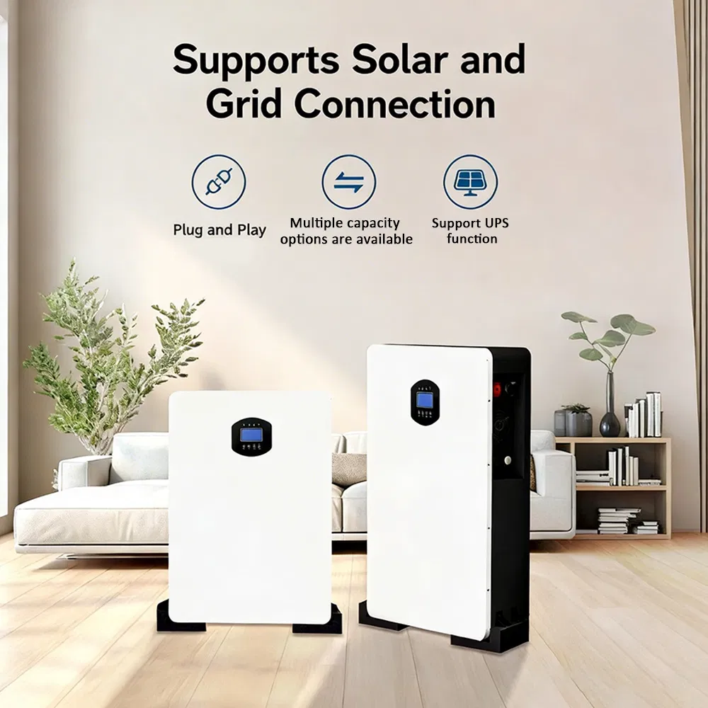 Wall-Mounted All-in-One LiFePO4 Energy Storage System with Hybrid Inverter for Peak Shaving and Emergency Backup