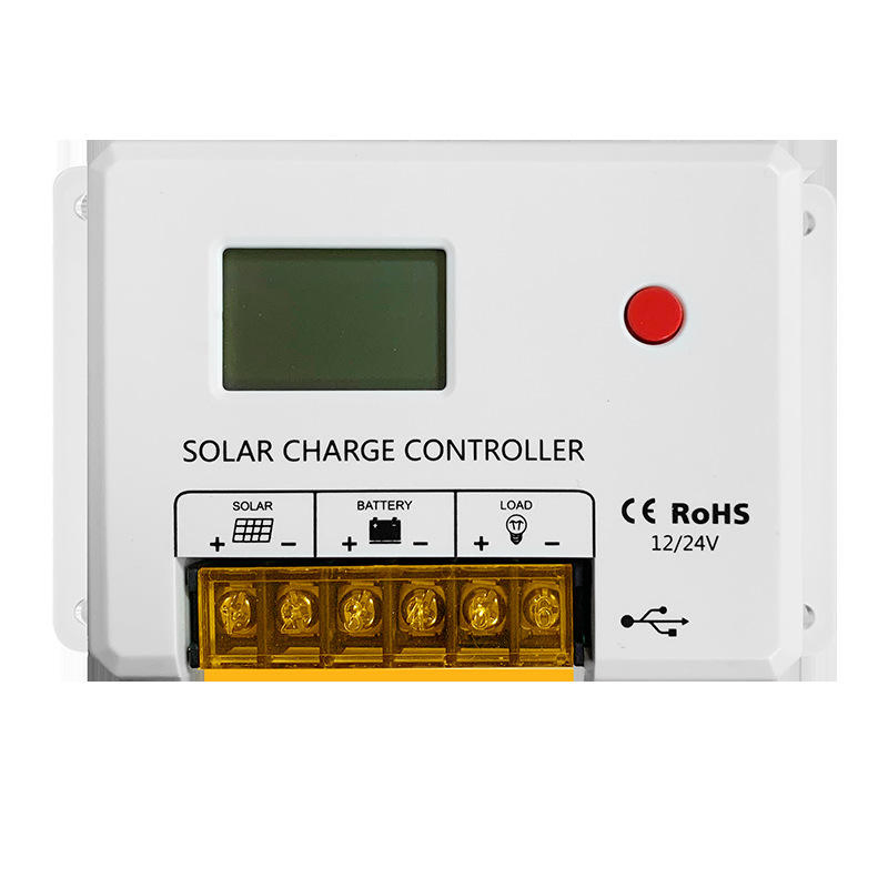 Solar Controller MPPT 12/24V Automatic Recognition Charge Controller 40A Solar Charge Controller PWM