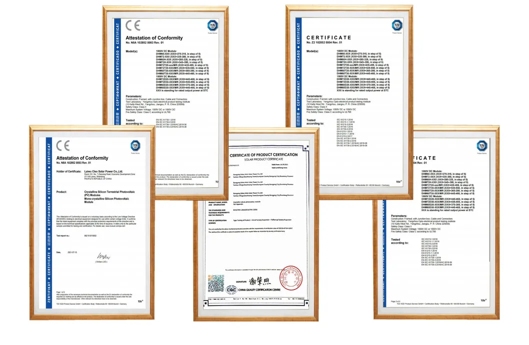 Product Certifications