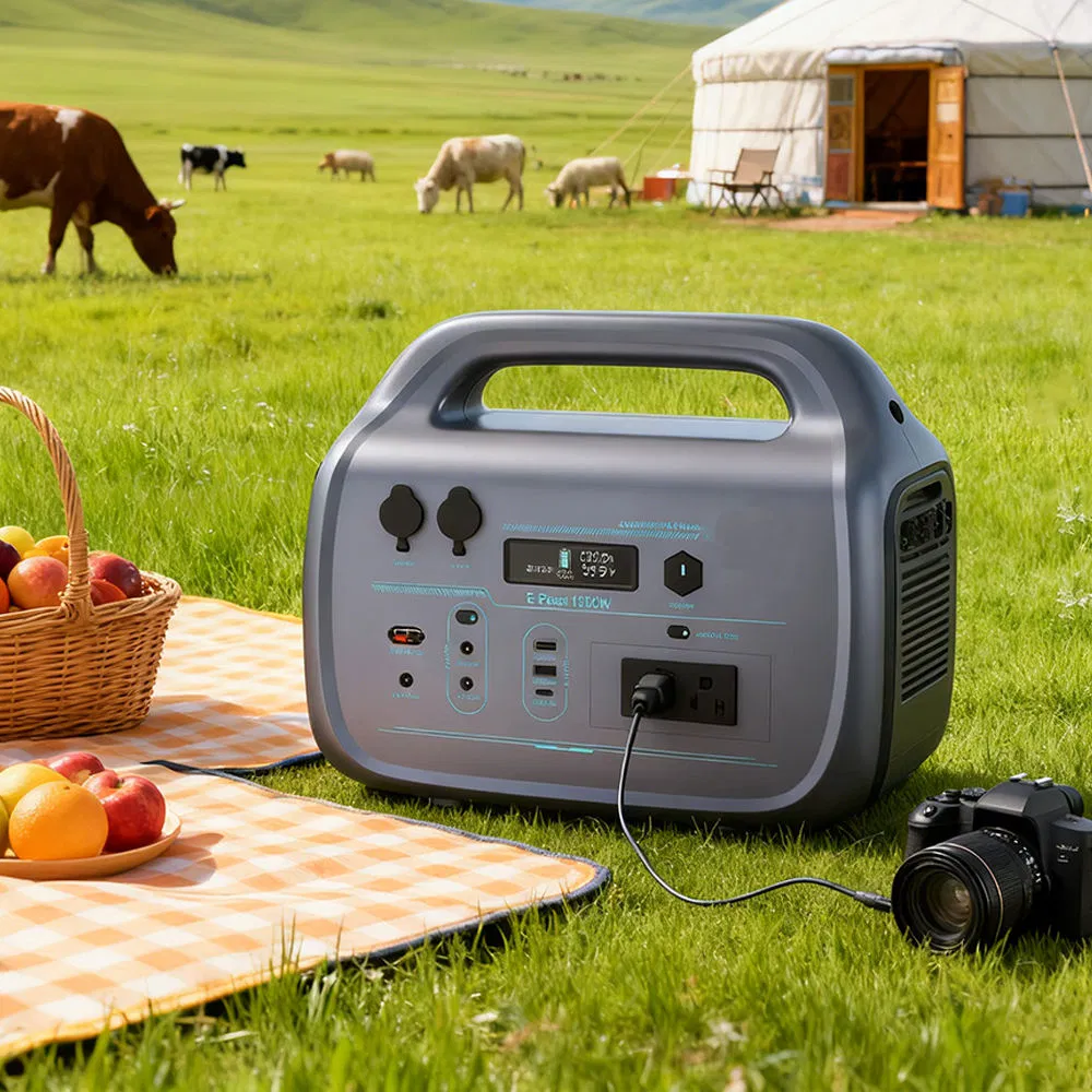 Outdoor Camping and Home Use LiFePO4 Batteries Solar Battery Power Bank Energy Storage Solar Generator1000W Portable Power Station