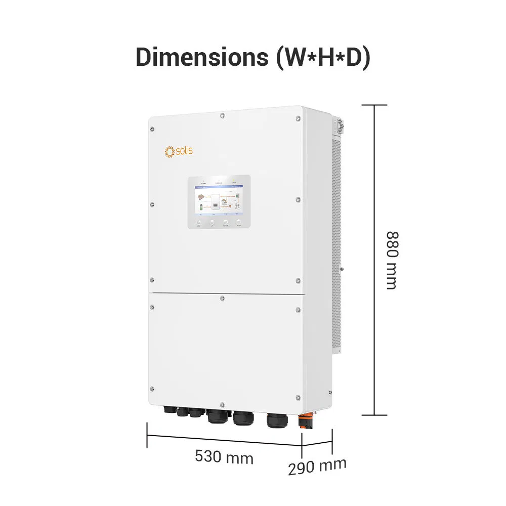 Solis Hybrid Inverter 30kw 50kw for Commercial Industrial Solar Systems