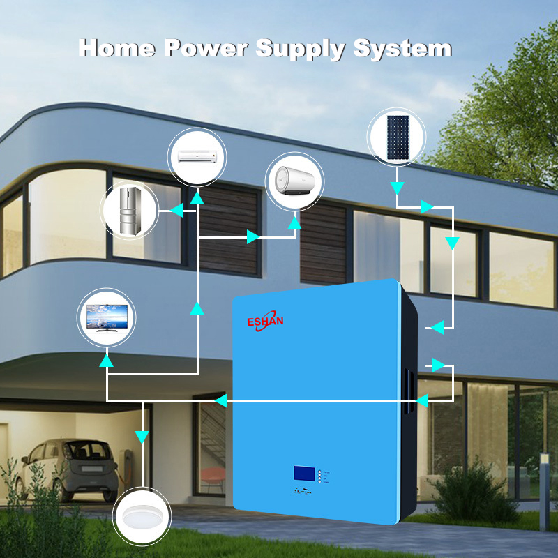 51.2V 100ah 200ah Lithium Battery Lithium Ion Battery Home Solar Energy Storage Battery 5kw Wall Mounted Energy Storage System