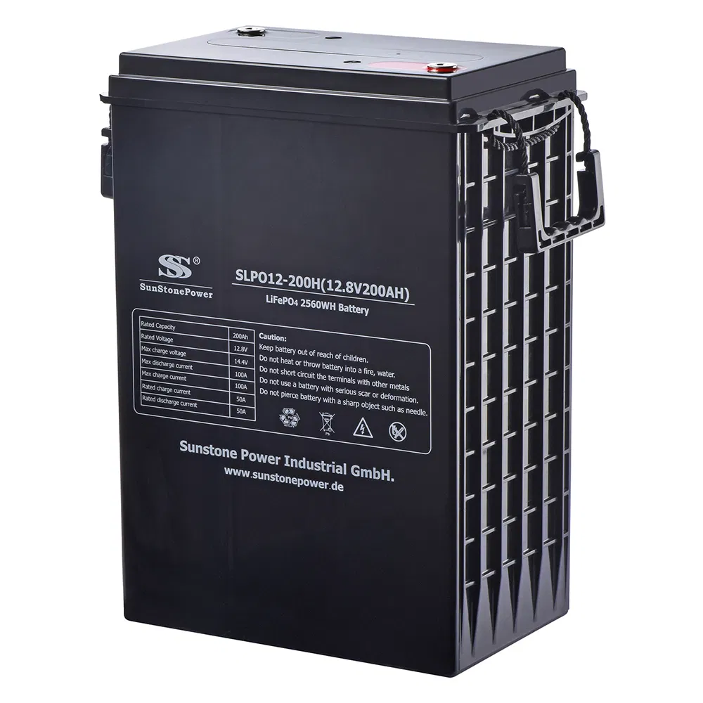Rechargeable Deep Cycle 12V 24V 48V LFP 12.8V 200ah Solar LiFePO4 Battery