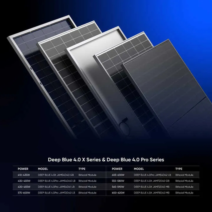 Ja 630W 700W 720W Half Cell Wholesale Poly PV Fold Flexible Black Monocrystalline Polycrystalline Photovoltaic Module Mono Solar Energy Sun Power Panel