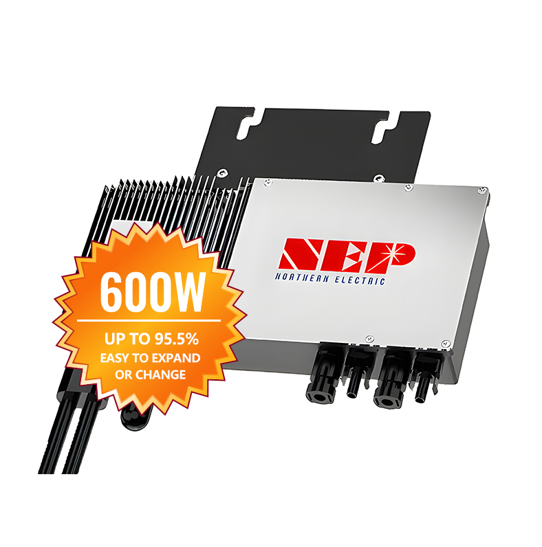 High Quality Nep Grid Tie Micro Inverter IP67 300W 500W 600W 800W Solar Emergency Power Backup Inverter Waterproof for Home Solar Power System