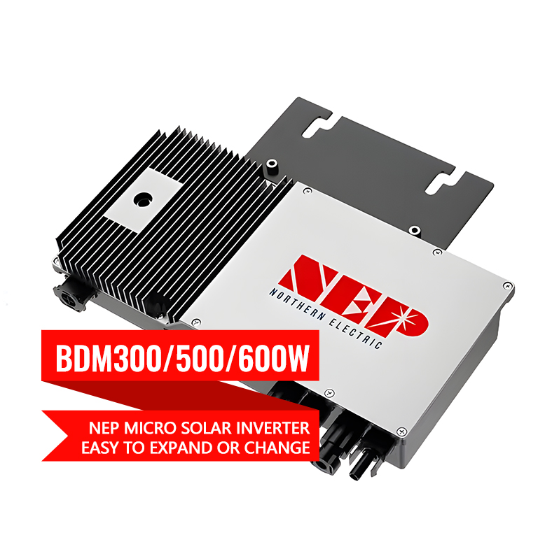 High Quality Nep Grid Tie Micro Inverter IP67 300W 500W 600W 800W Solar Emergency Power Backup Inverter Waterproof for Home Solar Power System