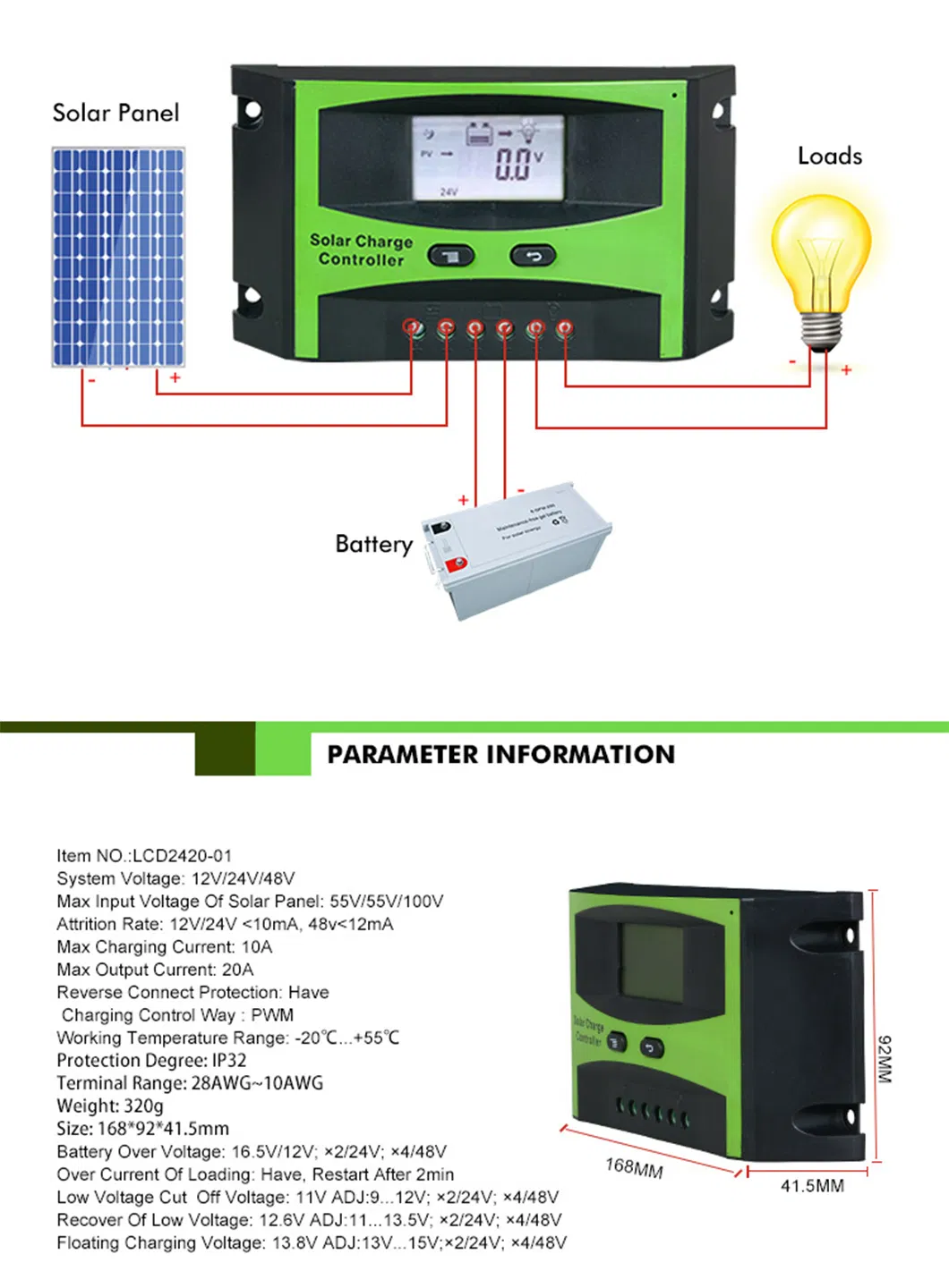 Solar Controller Features