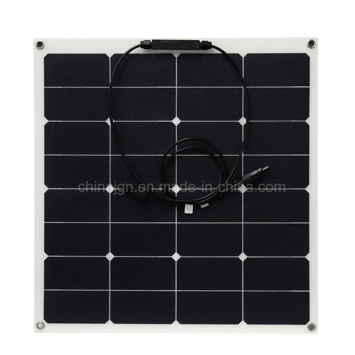 50W Semi-Flexible Sunpower ETFE Solar Panel (JGN-50W-SPFE)