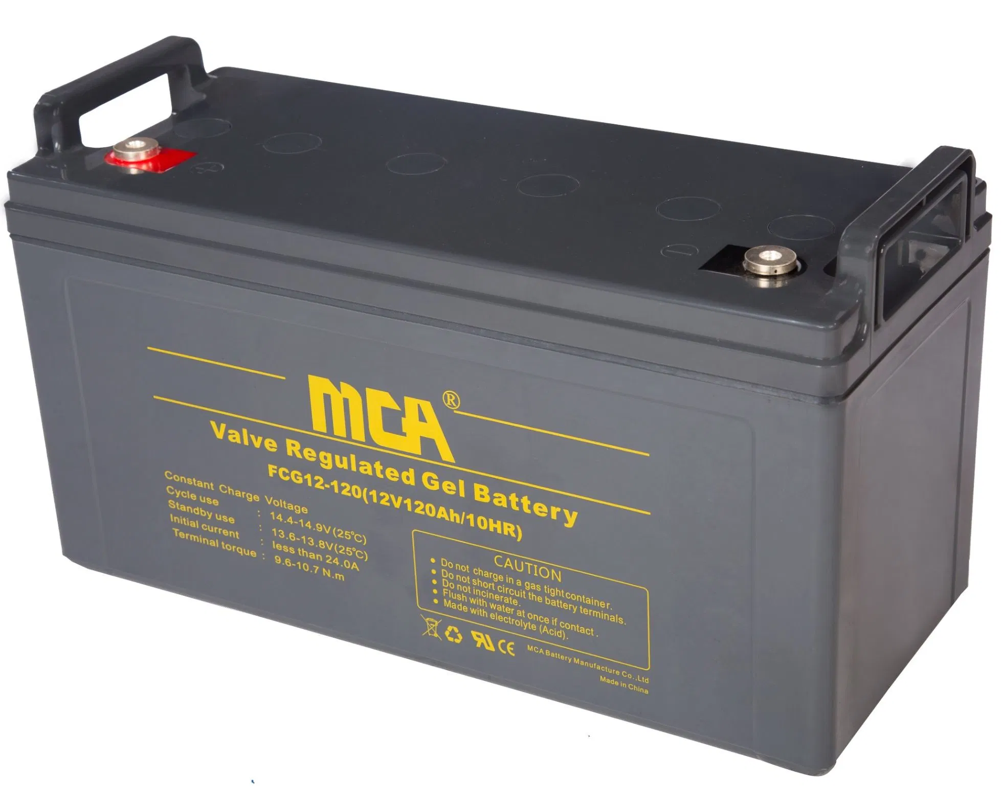 Long Lasting 100ah VRLA AGM Gel Battery for Solar
