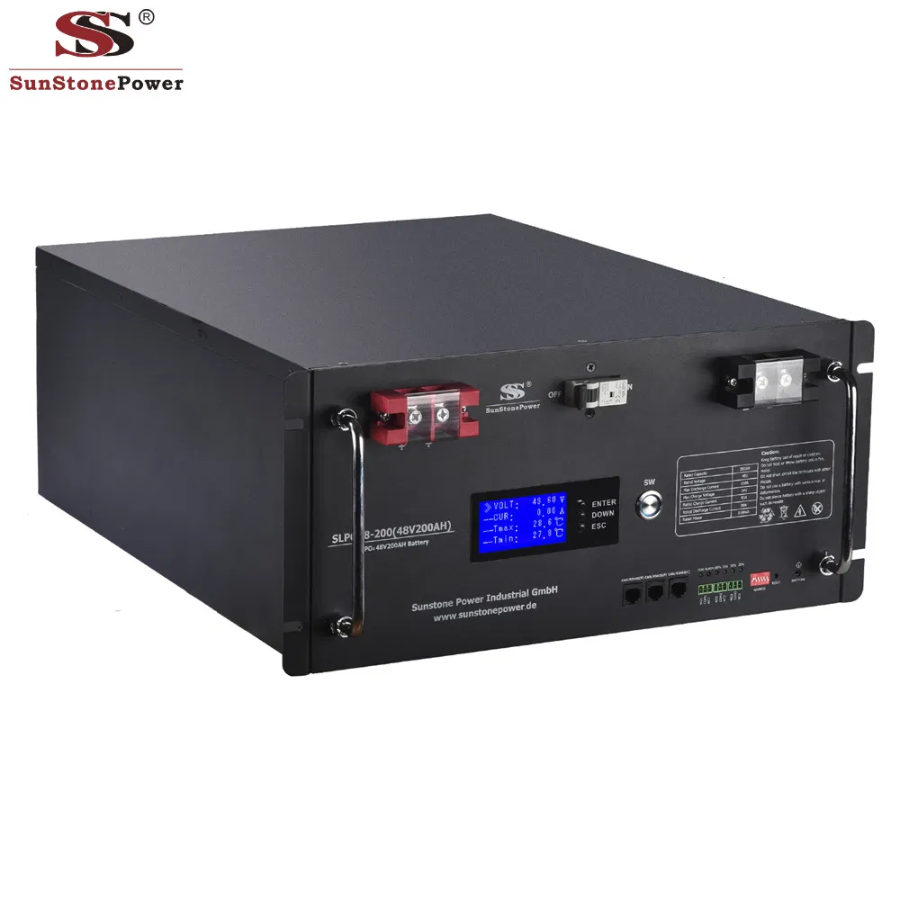 12V/48V 200ah Rechargeable LiFePO4 Lithium Ion Battery for Power Bank Cell Li Pack Solar Inverter Energy Storage System Home Use