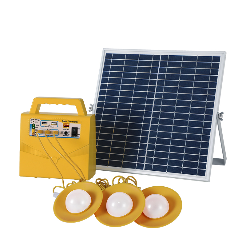 All-in-One Solar Power Kit for Outdoor Camping Trips