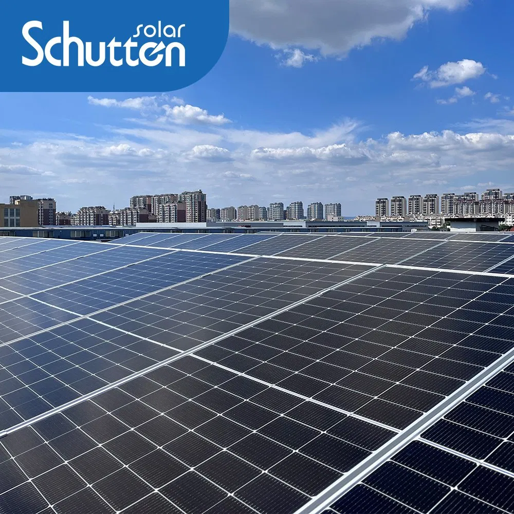 A Grade Schutten 580W 585W 590W 595W 600W Bifacial Solar Panel 740PCS Per 40hq Container 2278*1134*30/35mm