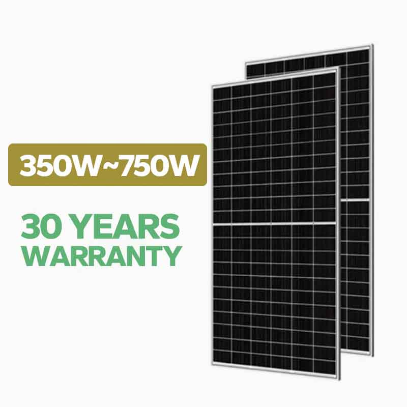 N-Type Wholesale N Type Hjt Bifacial Solar Panel All Black 750W Monocrystalline