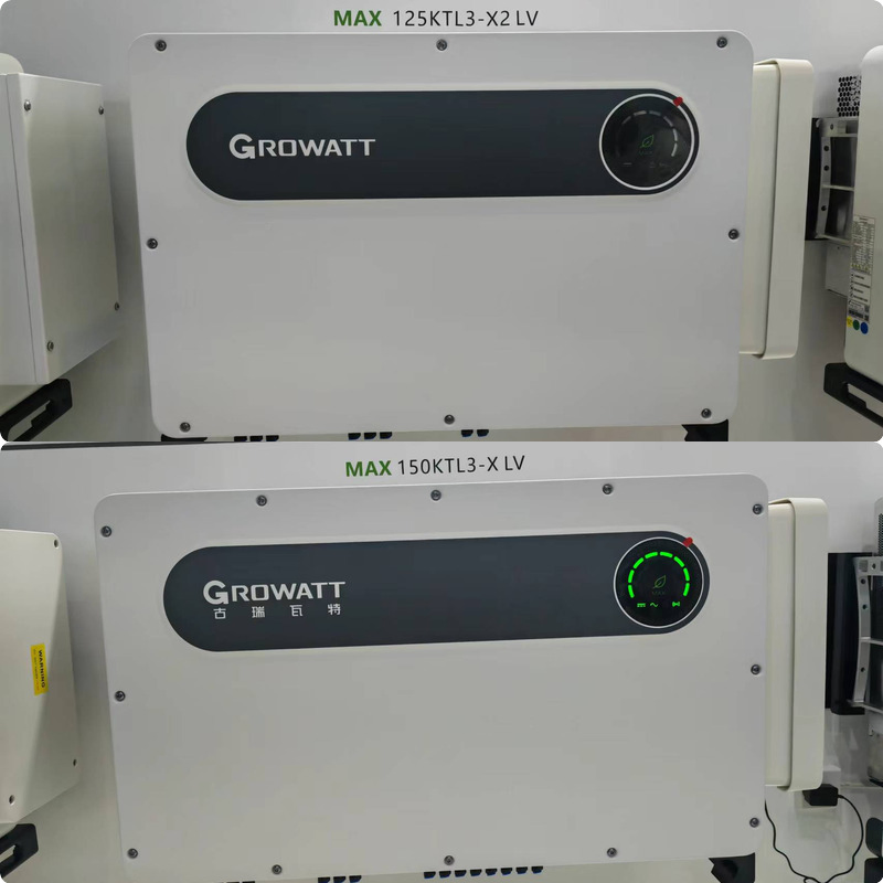 Growatt Max 100-125tl3-Xlv on-Grid Inverter Three Phase EU Version String Monitoring Growatt Solar Inverter