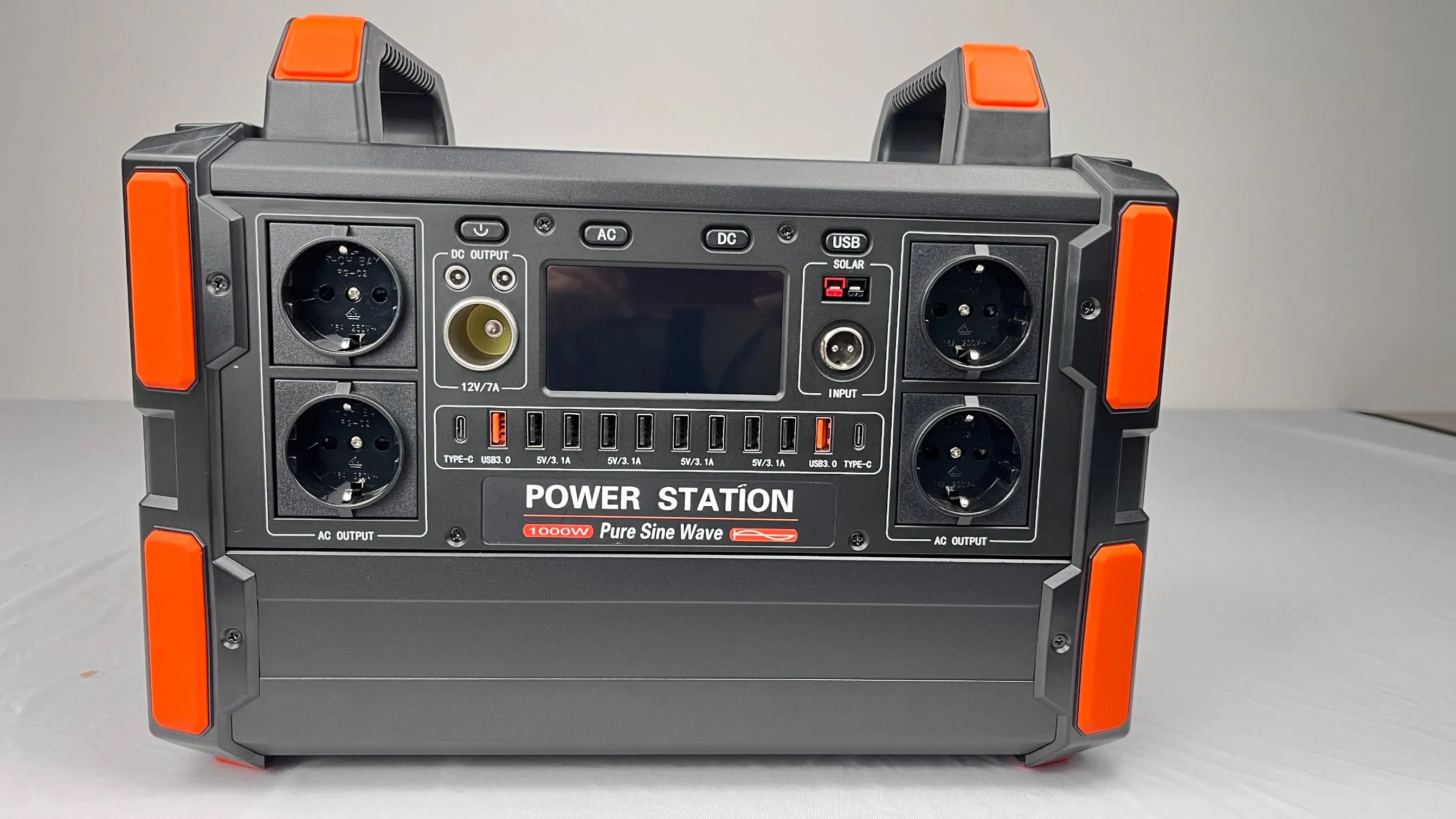 1000W Battery Solar Generator Rechargeable LiFePO4 Camping Portable Power Station