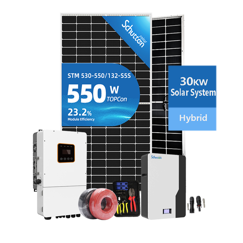 Reliable 10kw 20kw 30kw 40kw Hybrid Solar Power Solutions2.