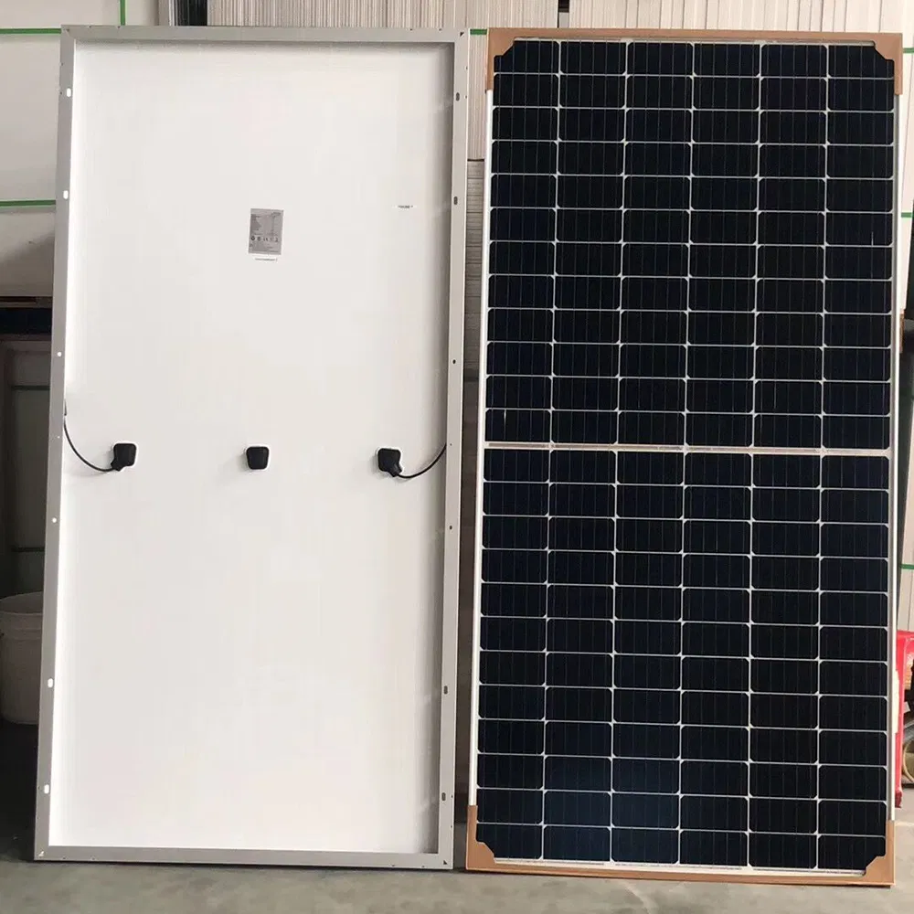 700W Biggest Power 25 Years Warranty Half Cell PV Solar Power System Monocrystalline Solar Panel Together with Solar Battery Bank TUV CE ISO IEC