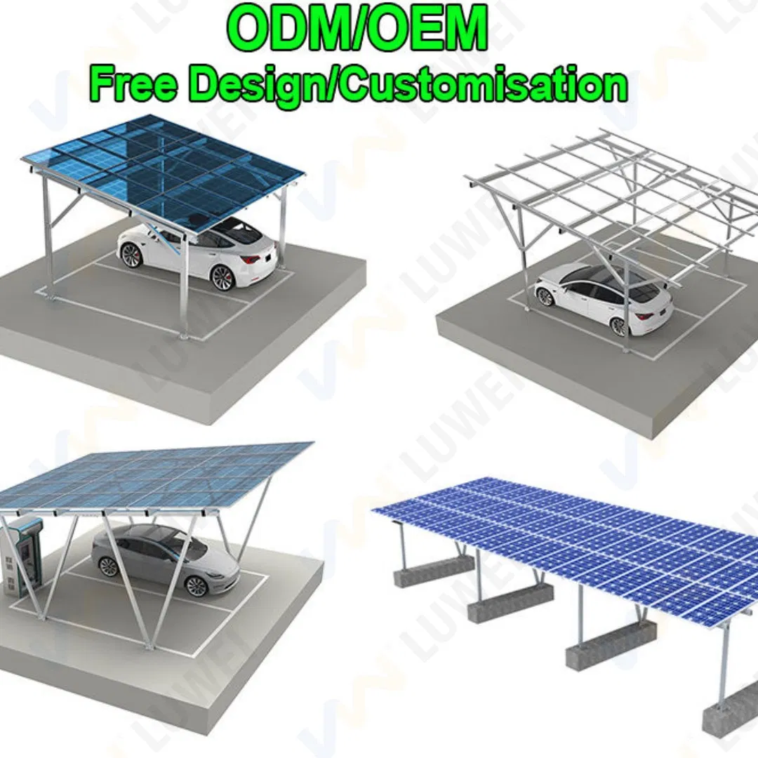 Luwei Solar Carport 1MW Commercial Energy Power Solution for Businesses