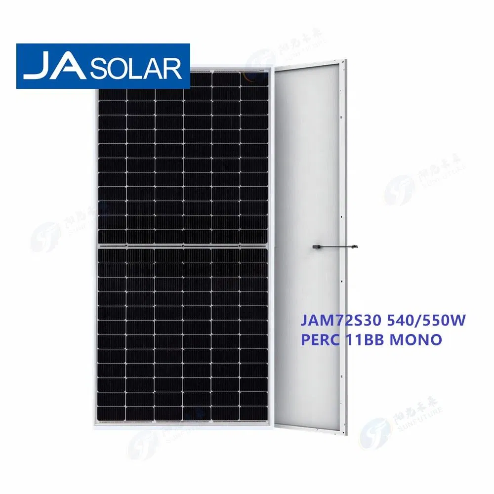 Ja 540W 565W 585W Half Cell Wholesale Poly PV Fold Flexible Black Monocrystalline Polycrystalline Photovoltaic Module Mono Solar Energy Sun Power Panel