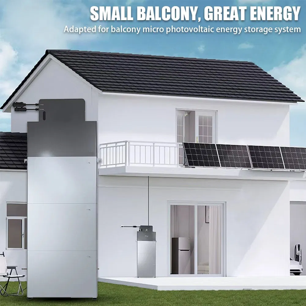 Ultra-Thin Solar Battery Backup Balcony Energy Storage System for Residential