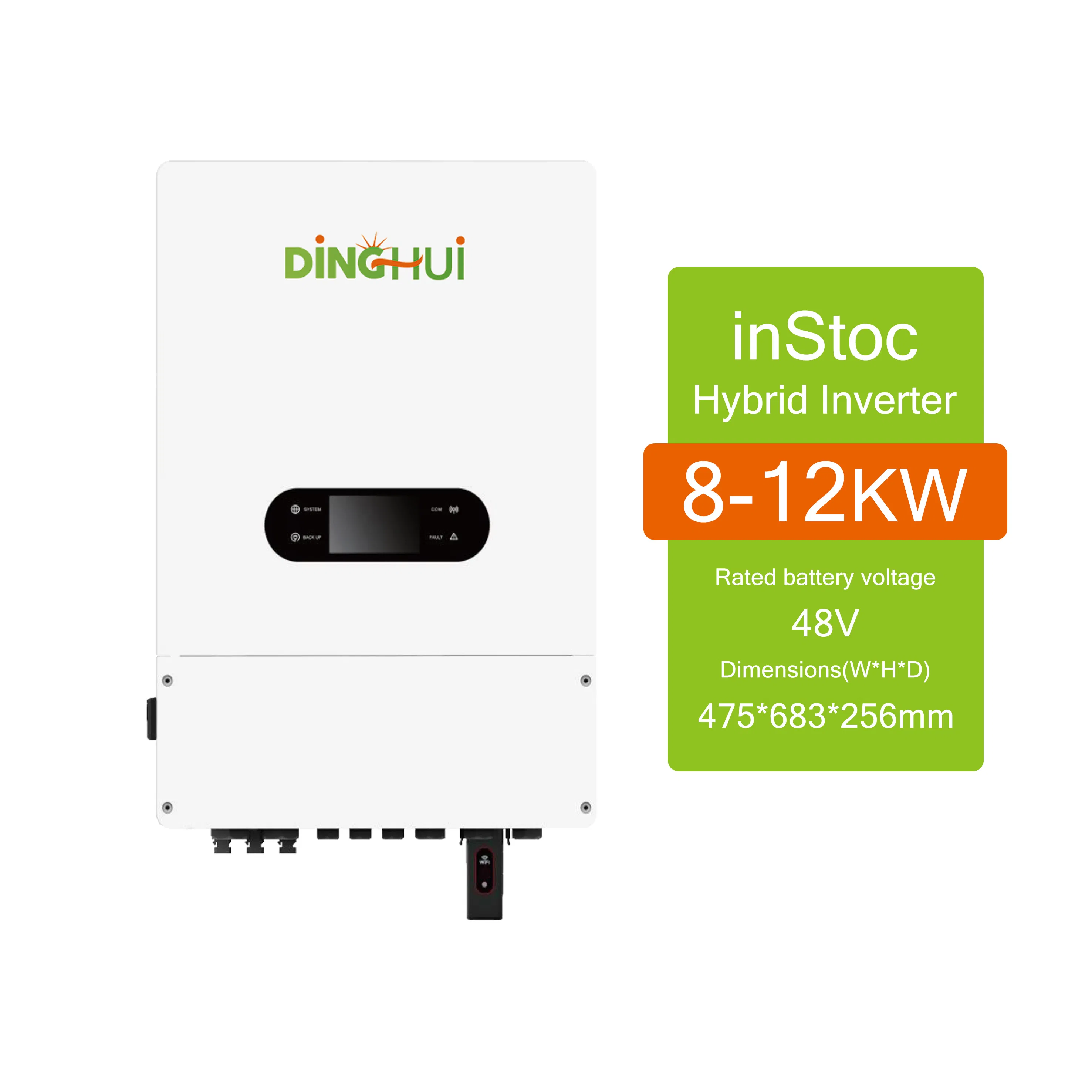 Hybrid Solar Inverter off-Grid 8kw 10kw 12kw Three Phase String MPPT Charge Controller Inverter